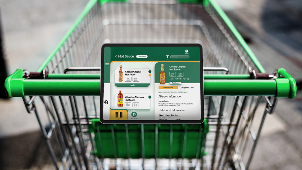 Grocery Cart UI Preview